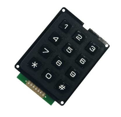 Picture of KEYPAD 4x3 0-9, *,# SOLDER