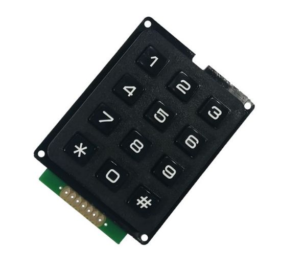 Picture of KEYPAD 4x3 0-9, *,# SOLDER