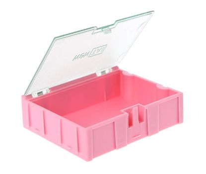Picture of MINI STORAGE BOX 75X63X21.5MM PINK