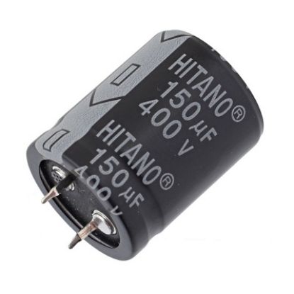 Picture of ELECTROLYTIC CAPACITOR RADIAL 100uF 250V SNP 22x30 P=10