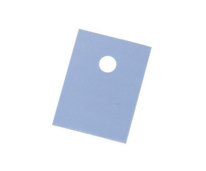 Picture of SILICONE HEATSINK WASHER BLUE 20x25mm TO3P - DEBULK