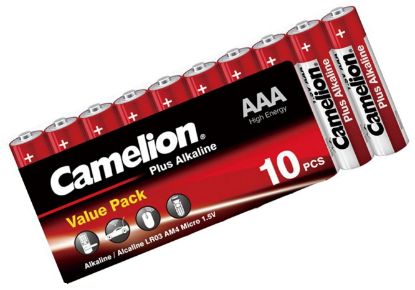 Picture of R03/AAA BATTERY 1.5V 10/PACK ALKALINE PLUS