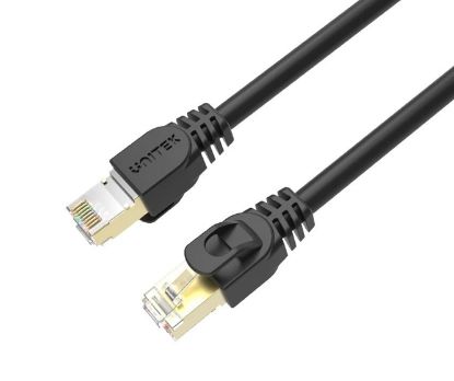 Picture of CAT7 UTP NETWORK LEAD RJ45-RJ45 BLACK 1:1 2M