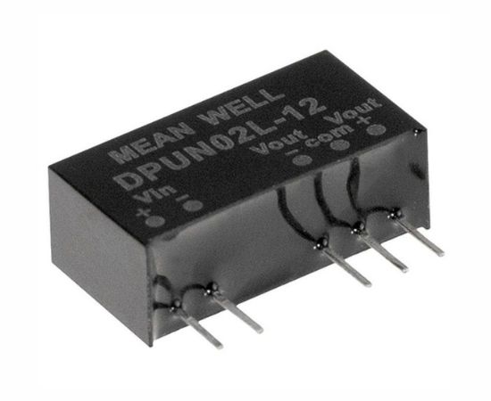 Picture of DC-DC CONVERTER I=24 O=+/-12 0A083 2W SIP