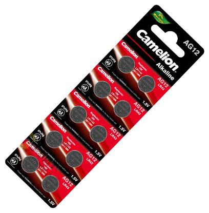 Picture of ALKALINE BUTTON CELL 1.5V 113mAh 11.6x3.1mm - 10/PACK