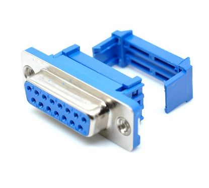 Picture of IDC D-SUB SOCKET 15W METAL MNT & PLASTIC STRAIN-70P/TRAY