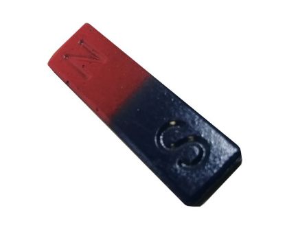 Picture of FLAT FERRITE N-S BAR PERMANENT MAGNET 50x15x4mm