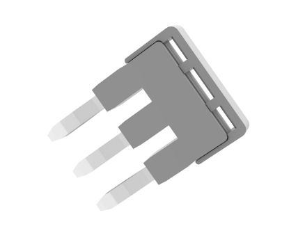Picture of BRIDGE TERMINAL BAR 3W ISOLATED GREY TOP P=16