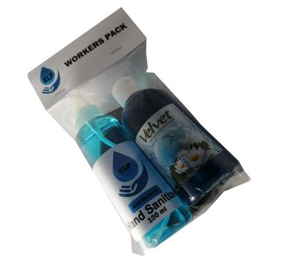 Picture of PPE WORKERS PACK MASK & SANITISER