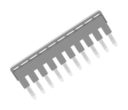 Picture of BRIDGE TERMINAL BAR 10W ISOLATED GREY TOP P=5.1