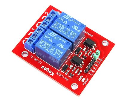 Picture of 2-CH RELAY BOARD 5V COIL, 10A@220VAC