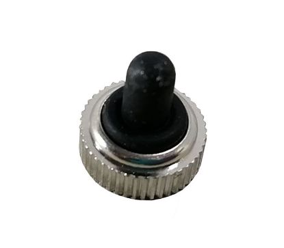 Picture of RUBBER BOOT IP COVER 6mm BLACK & SILVER B069 SERIES
