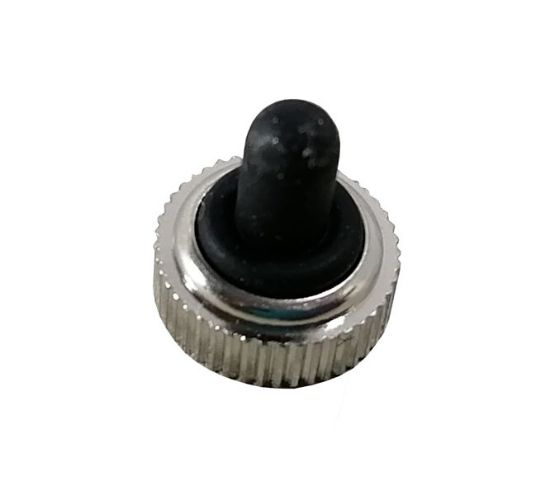 Picture of RUBBER BOOT IP COVER 6mm BLACK & SILVER B069 SERIES