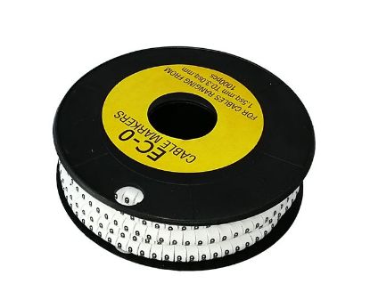 Picture of CABLE MARKER 9 WHITE OD 1.5 - 3mm2 EC-TYPE