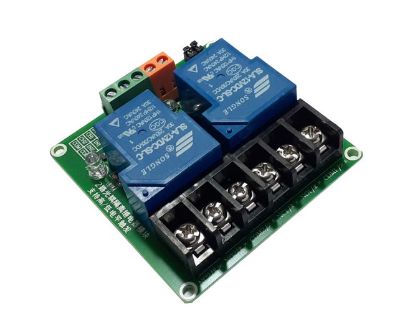 Picture of DUAL RELAY BOARD 30A 2-CH 12VDC COILS