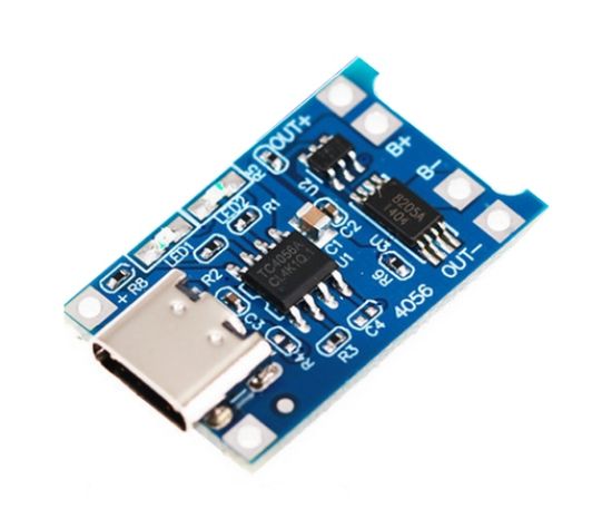 Picture of USB-C LITHIUM 18650 BATTERY CHARGER 1A