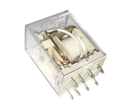 Picture of RELAY DPDT 5A 12VDC RECT 8PLU