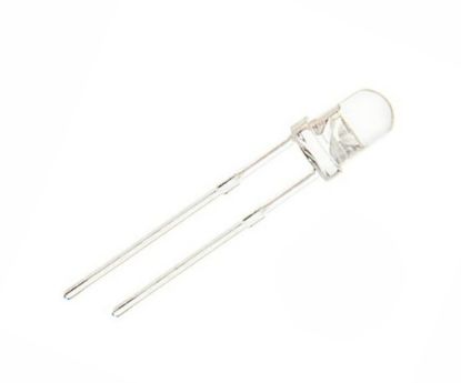 Picture of LED 3mm CL-GREEN RND 568nm 80mcd