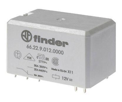 Picture of RELAY DPDT 30A 12VDC 8PCB PINS