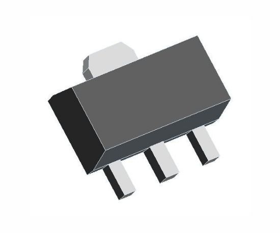Picture of TRANSISTOR PNP SMD SOT89 40V 1A