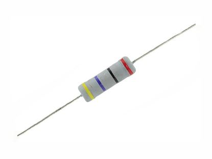 Picture of RESISTOR 2W ROUND 5% 4E7