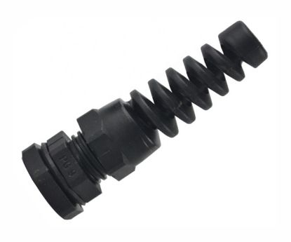 Picture of COMPRESION GLAND PG7 STR/REL4-6.8mm THREAD OD=12.5mm BK
