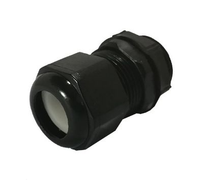 Picture of BLACK COMPRESSION GLAND PH=16mm CAB=4-8mm L=12mm