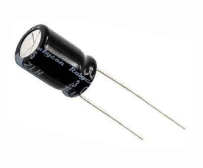 Picture of ELECTROLYTIC CAPACITOR RADIAL 820uF 6.3V HT ZLH 8x11.5 P=3.5