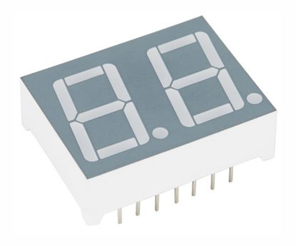 Picture of DUAL 7-SEGMENT LED DISPLAY CH=12.7mm