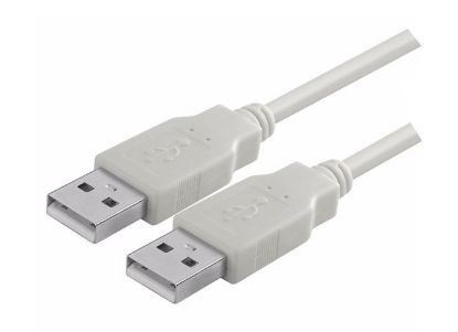 Picture of LEAD USB A-PLUG TO A-PLUG 1.8M WHITE