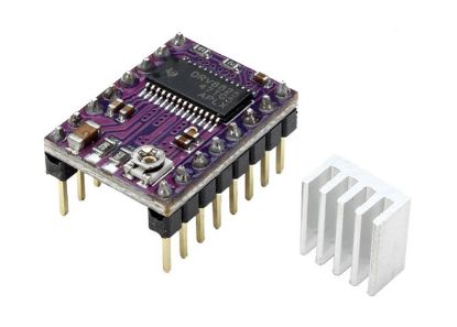 Picture of STEPPER MOTOR DRIVER BASED ON DRV8825 INCL HEATSINK