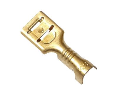 Picture of TERMINAL UN-INS BRASS 6.35mmx0.8 FEM