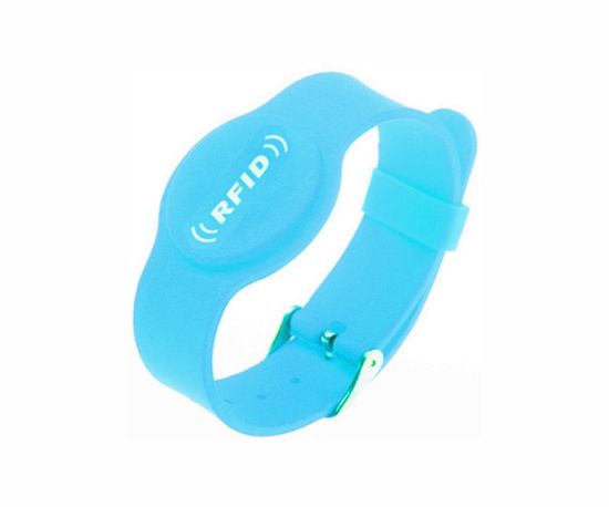 Picture of WRIST BAND RFID TAG TK4100 125KHz - ICE BLUE