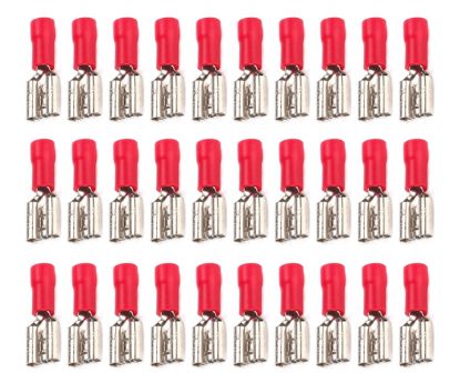 Picture of TERMINAL PRE-INSULATED RED 4.8mm FEM - 1K/BAG