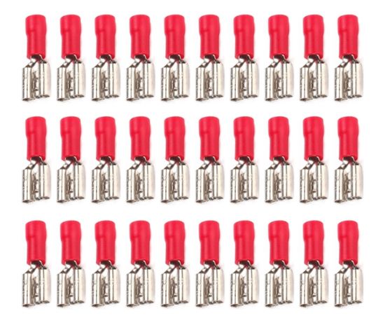 Picture of TERMINAL PRE-INSULATED RED 4.8mm FEM - 1K/BAG