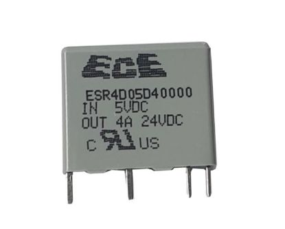 Picture of SOLID STATE RELAT PCB SIL I=5V O=24VDC 4A