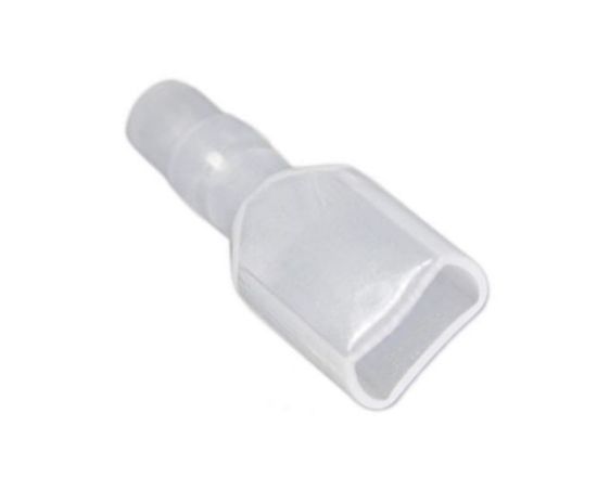 Picture of CLEAR SOFT PLASTIC COVER FOR PLUG / SOCKET TERMINAL 6.3mm