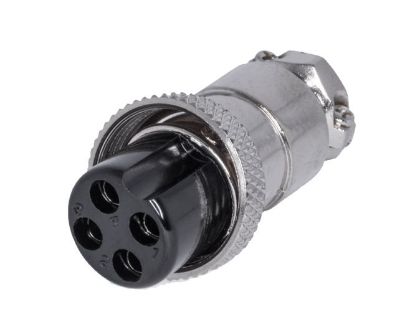 Picture of M16 4W MIC-SOCKET 5A 125V AVIATION CONNECTOR