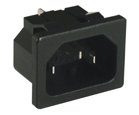 Picture of C14 IEC PLUG PRESS FIT SOLDER TERMINALS