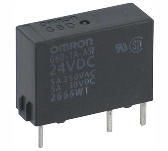Picture of RELAY SPST 5A 12VDC RECT 4PCB