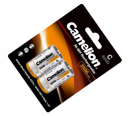 Picture of C=RECHARGEABLE BATTERY 1.2V 3.5AH  NiMH 2/PACK