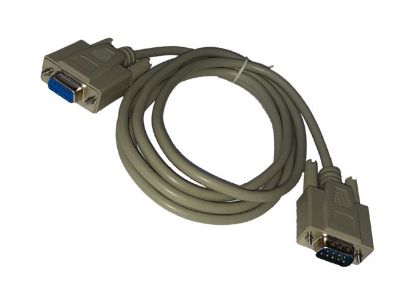 Picture of STRAIGHT SERIAL LEAD 9W PLUG-SOCKET 1.5m WHITE