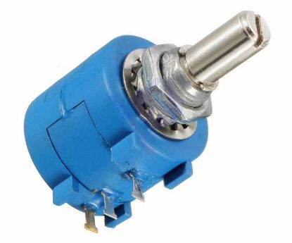 Picture of POTENTIOMETER 10-T LIN 22mm 5K0 2W SHAFT=6.3mm