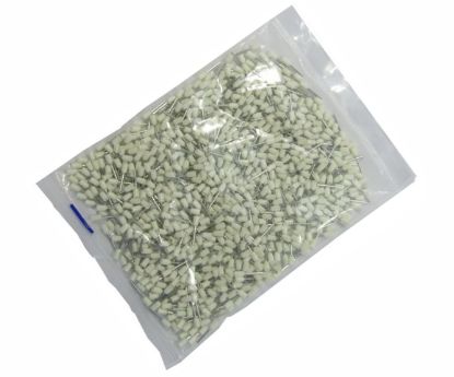 Picture of TERMINAL BOOT LACE WHITE TL=16mm 0.5mm2 1K/BAG