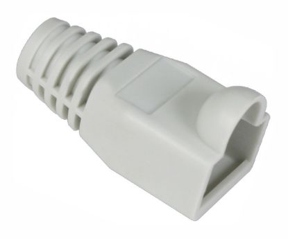 Picture of BOOT RJ45 RND CAB L-GY BUBBLE 28mm FOR 7mm CABLE - DEBULK