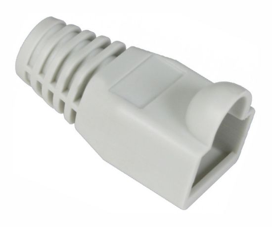 Picture of BOOT RJ45 RND CAB L-GY BUBBLE 28mm FOR 7mm CABLE - DEBULK