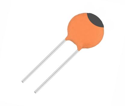 Picture of CERAMIC CAPACITOR DISC 30pF 50V P=2.5mm