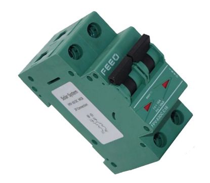 Picture of DC CIRCUIT BREAKER DC 16A DC 6KA DIN RAIL MOUNT