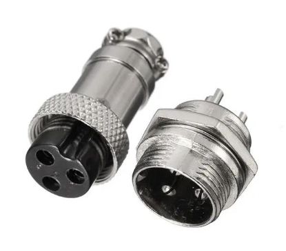 Picture of M16 3W MINI-MIC-PLUG AND SOCKET CONNECTOR SET