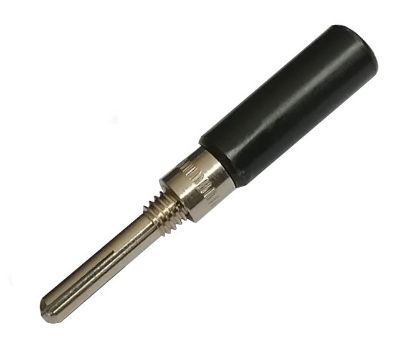 Picture of PLUG BANANA 18mm BLK RND SCR-TY